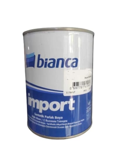 İmport Sentetik Ahşap & Metal Boyası 0.75 L Sarı Diğer