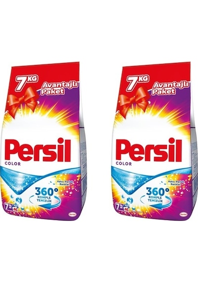 Persil Expert Color Toz Çamaşır Deterjanı 46 Yıkama 2 x 7 KG