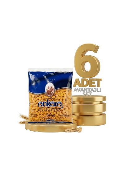 Ankara Yüksük Makarna 6x500 Gr