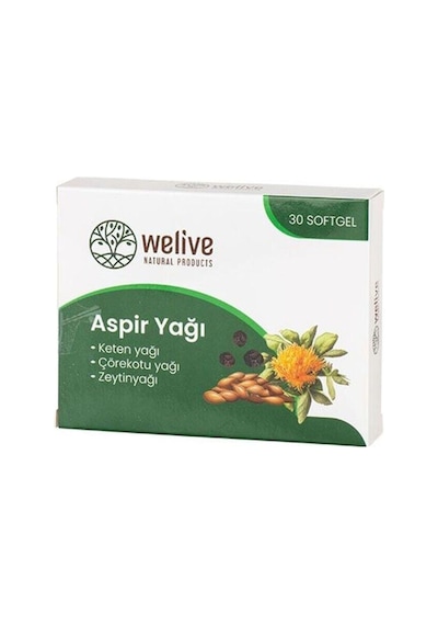 Aspir Yağı-keten Yağı -çörekotu Yağı- Zeytin Yağı