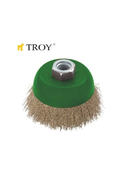 Troy 27710-125 Saçaklı Çanak Fırça (125Mm) (114452201)