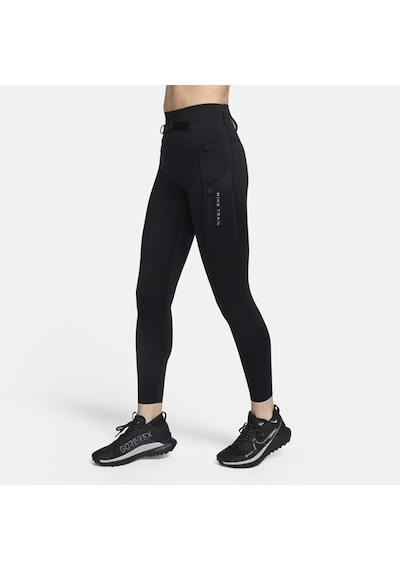 Nike Trail Go 7/8 Yüksek Destekli Kadın Koşu Taytı Extra Çantalıdır -sportxstore Siyah