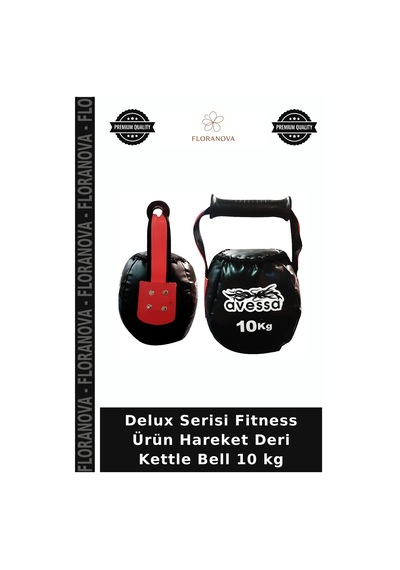 Delux Serisi Fitness Ürün Hareket Deri Kettle Bell 10 Kg