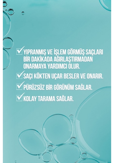 Keratin&argan Onarıcı Saç Bakım Kremi 2x250 Ml