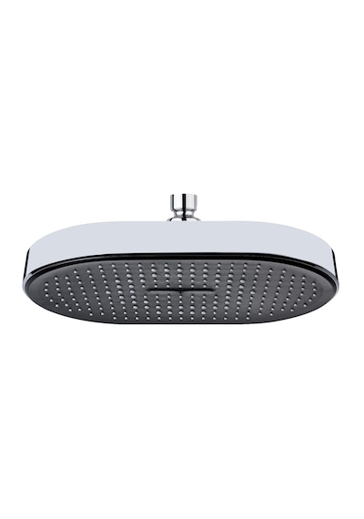Yapıtaşı Yt303 Elif Banyo Tepe Duş Başlığı 33x22cm Krom - Siyah
