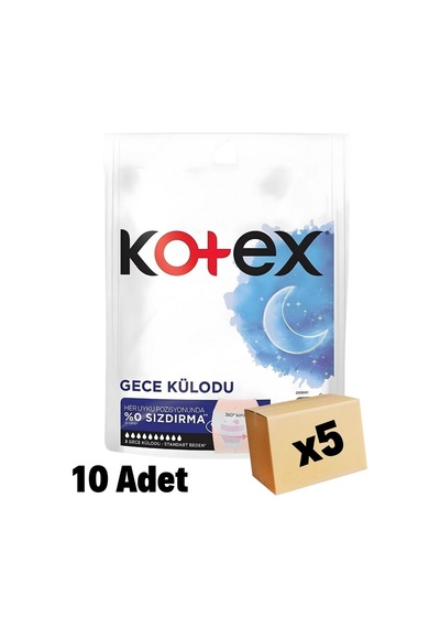 Regl Gece Külodu 2'li X 5 Adet