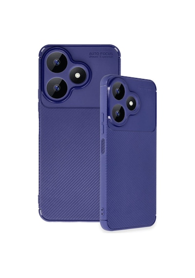 Xiaomi Redmi 13 4g Kılıf Karbon Silikon Case Kapak Lacivert