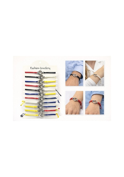 Bijuteri Bileklik 12'li Set Çok Renkli 07813339