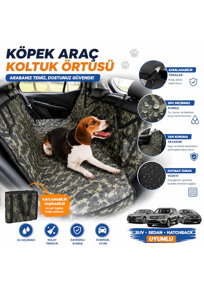 Köpek Araba Koltuk Örtüsü Kedi Hamak Su/sıvı Geçirmez Araç Oto Seyahat Evcil Hayvan Koltuk Koruyucu Kılıf