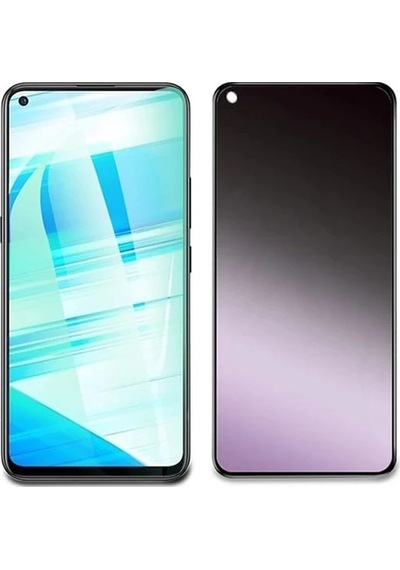 Oppo Realme 7 3d Full Privacy Gizlilik Tempered Cam Ekran Koruyucu- 5775