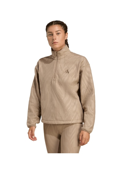 Jx3122-k Adidas Aop Polarfleece Kadın Ceket Krem Jx3122-k Krem