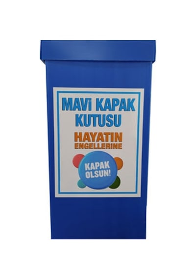 Mavi Kapak Toplama Kutusu