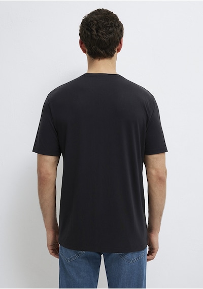 Mavi - Soft-premium Siyah Tencel Modal Karışımlı Tişört 0613469-900 Siyah