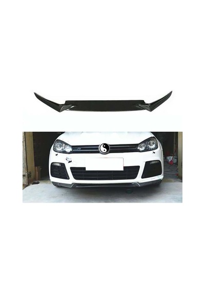 Vw Golf 6 R-Max Ön Ek 3 Prç Piona Black Abs Plastik 2009 -2012
