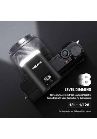 Neewer N12 Mini Kamera Flaşı 5600k Led Dolgu Işığı Lcd Ekranlı Canon Sony Nikon Fujifilm Uyumlu