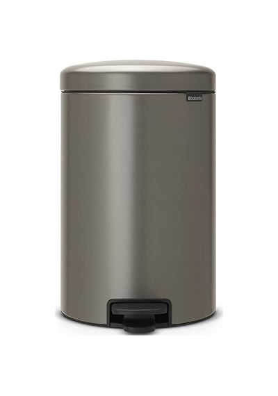 Brabantia Çöp Kutusu 20 Litre Newicon Pedallı Platin 114045