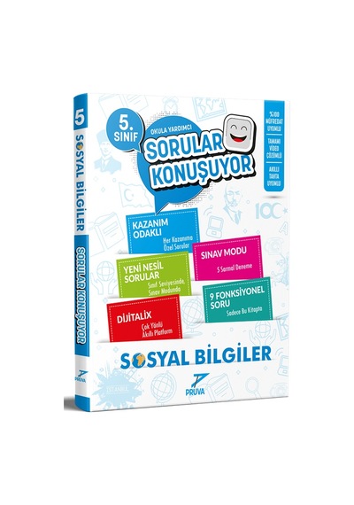5.sınıf Pruva Sosyal Bilgiler Soru Bankası Hediyeli