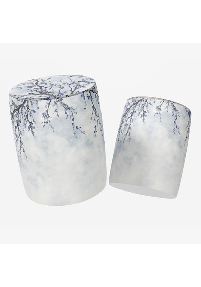Bluehomeconcept Adawall Blue Mini Flowers Puf