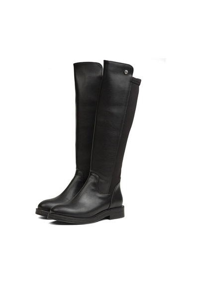 Pierre Cardin® | Pc-52066-3076 Siyah Cilt - Kadın Çizme Siyah