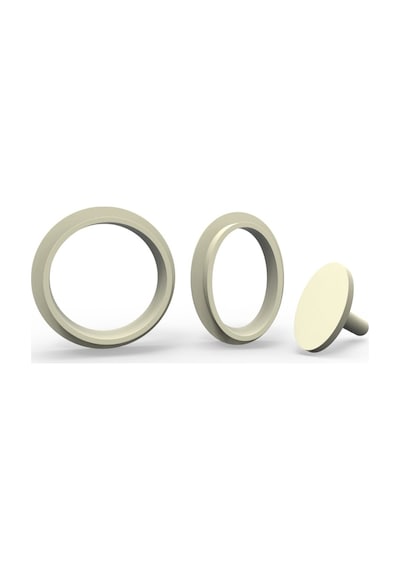 Oval Kurabiye, Bisküvi, Kolye Ucu, Mühür Kalıp Seti - 1,5 Cm