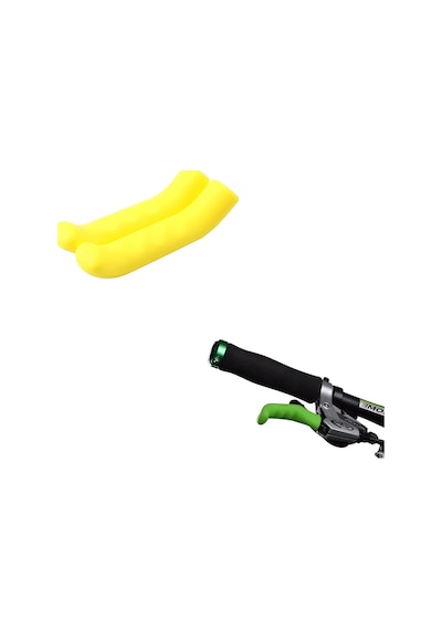 Silikon Sarı Bisiklet Fren Kolu Koruyucu Sarı