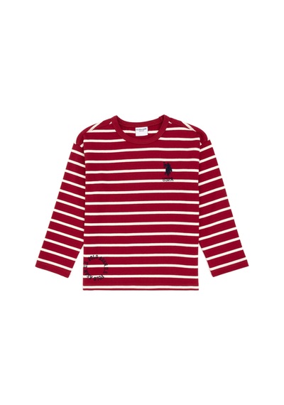 U.s. Polo Assn. Erkek Çocuk Sweatshirt 50316684-vr104 Koyu Frambuaz/dark Raspberry