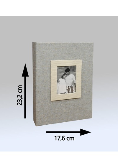 Nurcan Foto NRCN-K68100 15 x 21 CM 100'lük Koton Desenli Fotoğraf Albümü