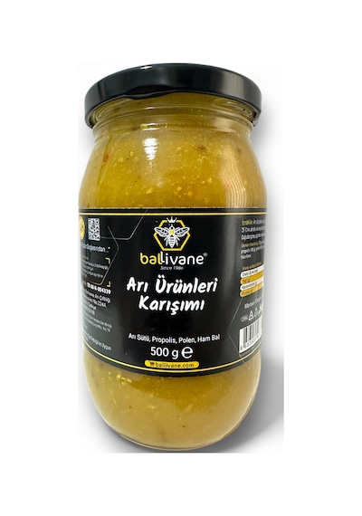 Ballivane Arı Sütü Propolis Polen Ham Bal 500 G