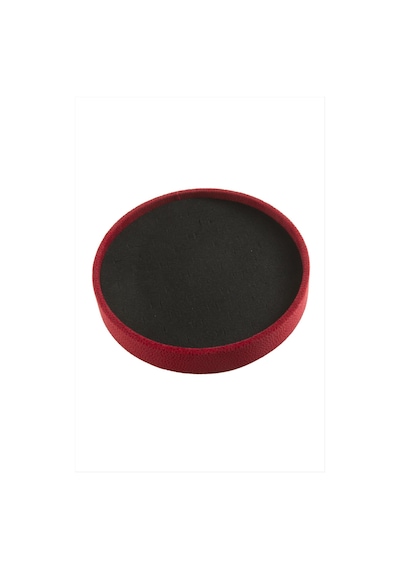 Yuvarlak - 424 - Ahşap Anfora Kumaş Piercing Küpelik 20 - Csmo-tex - Cm Bordo Çok Renkli