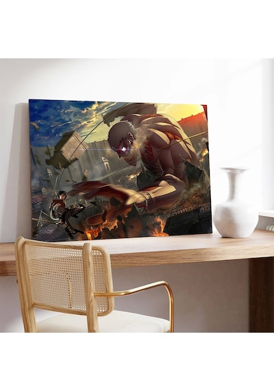 Attack On Titan Dev Kanvas Tablo