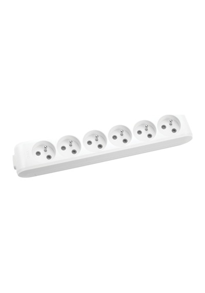 Viko Multi-let 6'lı Grup Priz UPS Topraklı Çocuk Korumalı Klemensli Beyaz - 90110600
