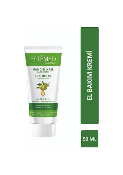 Estemed Zeytinyağlı Yenileyici El & Tırnak Bakım Kremi 50ml
