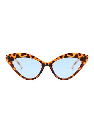 Leopar Zephir Vintage & Retro Güneş Gözlüğü Mavi