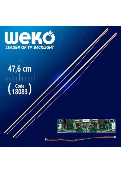 43'' Inch 51 Ledli 47 Cm Universal Tv E-led Takımı Çok Renkli