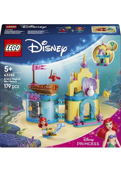 LEGO® ǀ Disney Princess Ariel'in Sihirli Mini Sarayı 43285 – 5 Yaş ve Üzeri Çocuklar için Karakter İçeren Oyuncak Yapım Seti(179P)