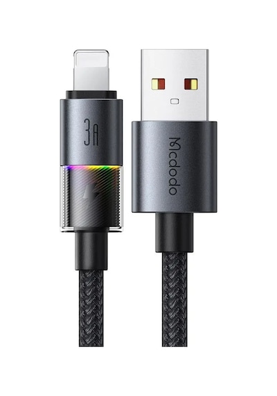 Mcdodo Ca-8170 Usb Apple iPhone Uyumlu 3a 7 Renkli Led Işıklı Şarj Data Kablosu