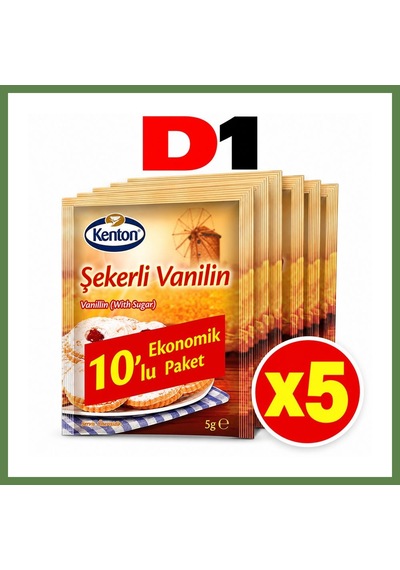 Bezos Kenton Şekerli Vanilin 10 Lu 5 Adet Hb006
