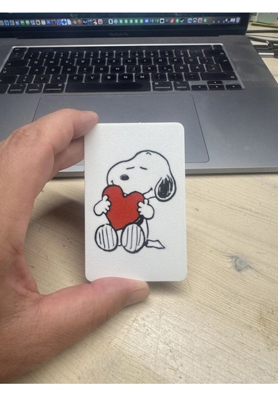 3d Baskı Sevimli Köpek Desenli Dekoratif Banka Kartı Kılıfı Diğer