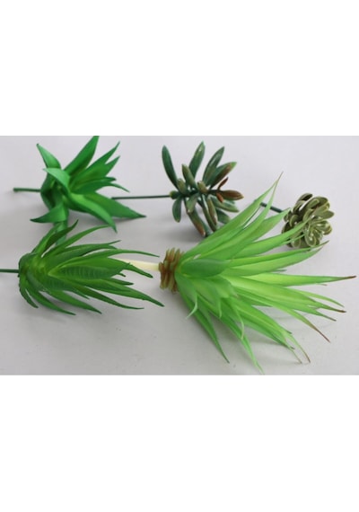 Yapay Çiçek Deposu Yapay Succulent Sukulent Set - 20