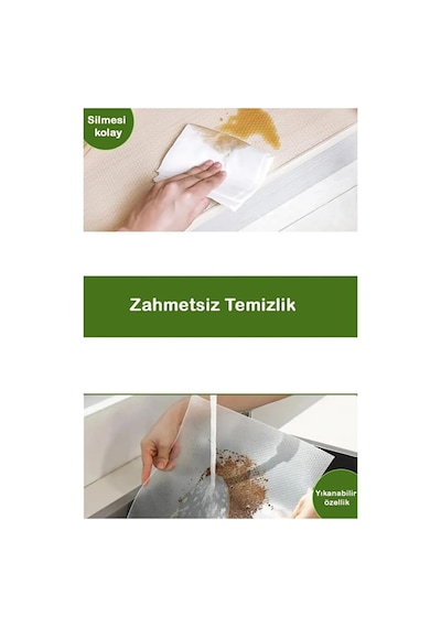 Raf Ve Çekmece Örtüsü Eva Pıtırcık 45cm X 10 M Kesilebilir Şeffaf Silikon &amp Eva Kaymaz Mat, Mutfak Dolab