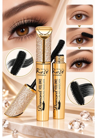 3b Trend Diamond Volume Curling Mascara Hacim Veren Maskara Dolgun Ve Belirgin Kirpik Görünümü Black Ice Illuminator