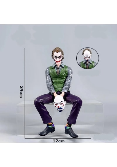 Joker Araba Figürü Aksesuarı Oturan Joker Model Dekorasyon Oyuncak Hediyelik Eşya