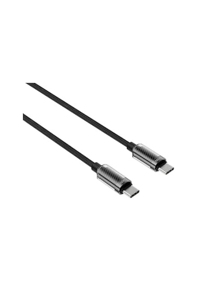 Knıt Glam 60w Hızlı Şarj Destekli, Type-c To Type-c Şarj Ve Data Aktarım Kablosu, 1 Metre, Siyah