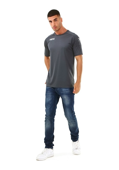 Raru Erkek Basic T-Shirt Grıllus Antrasit