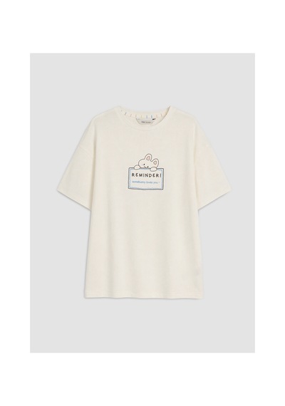 Lcw Young Ekru Bisiklet Yaka Kadın Şortlu Pijama Takımı