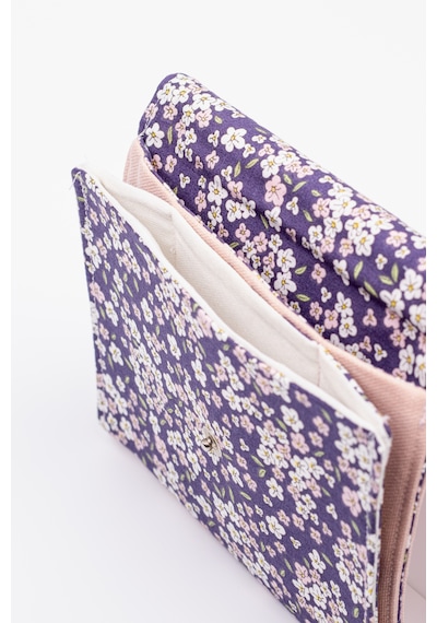 Fabric Craft Bag Kadın Cüzdanı Kumaş, Çıtçıt Kapamalı Gül Kurusu