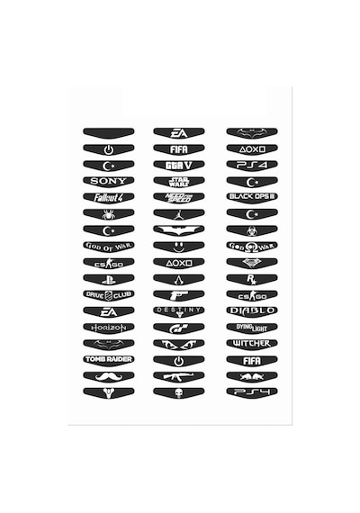 Dualshock Lightbar Sticker Seti Dualshock Lightbar Sticker Seti