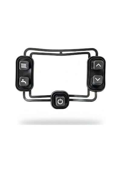 Bosch Uyumlu  Buderus Kombi Buton Seti Siyah Petek 5li