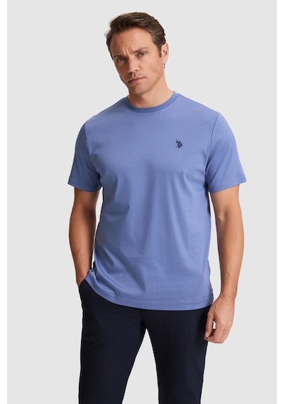U.s. Polo Assn. Erkek İndigo Tişört Basic 50324944-vr028