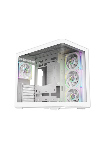 Cooler Master Elite 600 Argb Beyaz Tempered Glass Usb 3.2 850w 80+ Gold Atx 3.1 Gen5 Atx Mid Tower Kasa